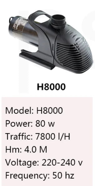 Hailear H10000 H12000 H15000 H18000 H20000 H23000 H25000 Garden Pond Filter Waterfall Circulation Pump .Submersible water pump Oasis Select H8000