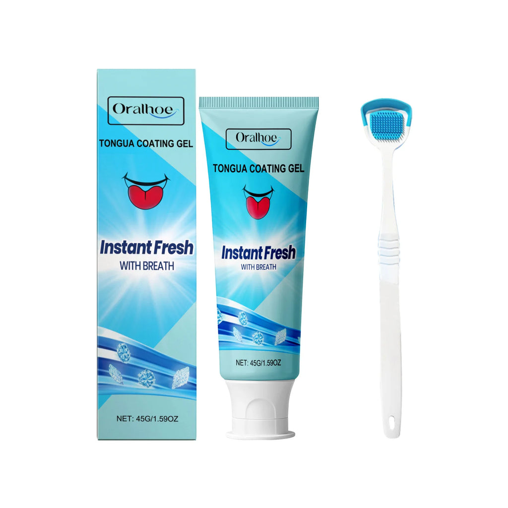 ORALHOE Tongue Cleaning Gel – Fresh Breath Oral Care 45g