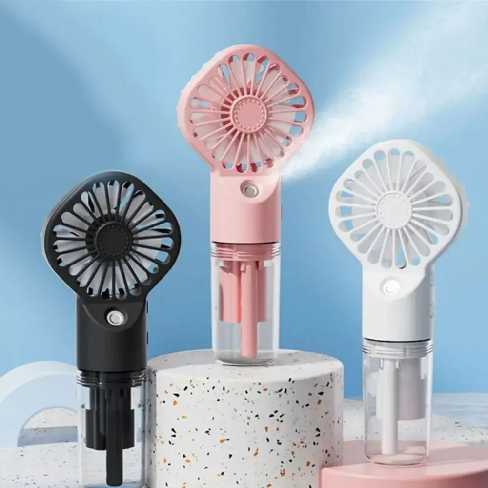 1pc Portable Handheld Spray Fan,Water Spray Mist Fan,Student Dormitory Mini Fan,Summer Supplies, Cooling Tools,Outdoor Small Fan Oasis Select