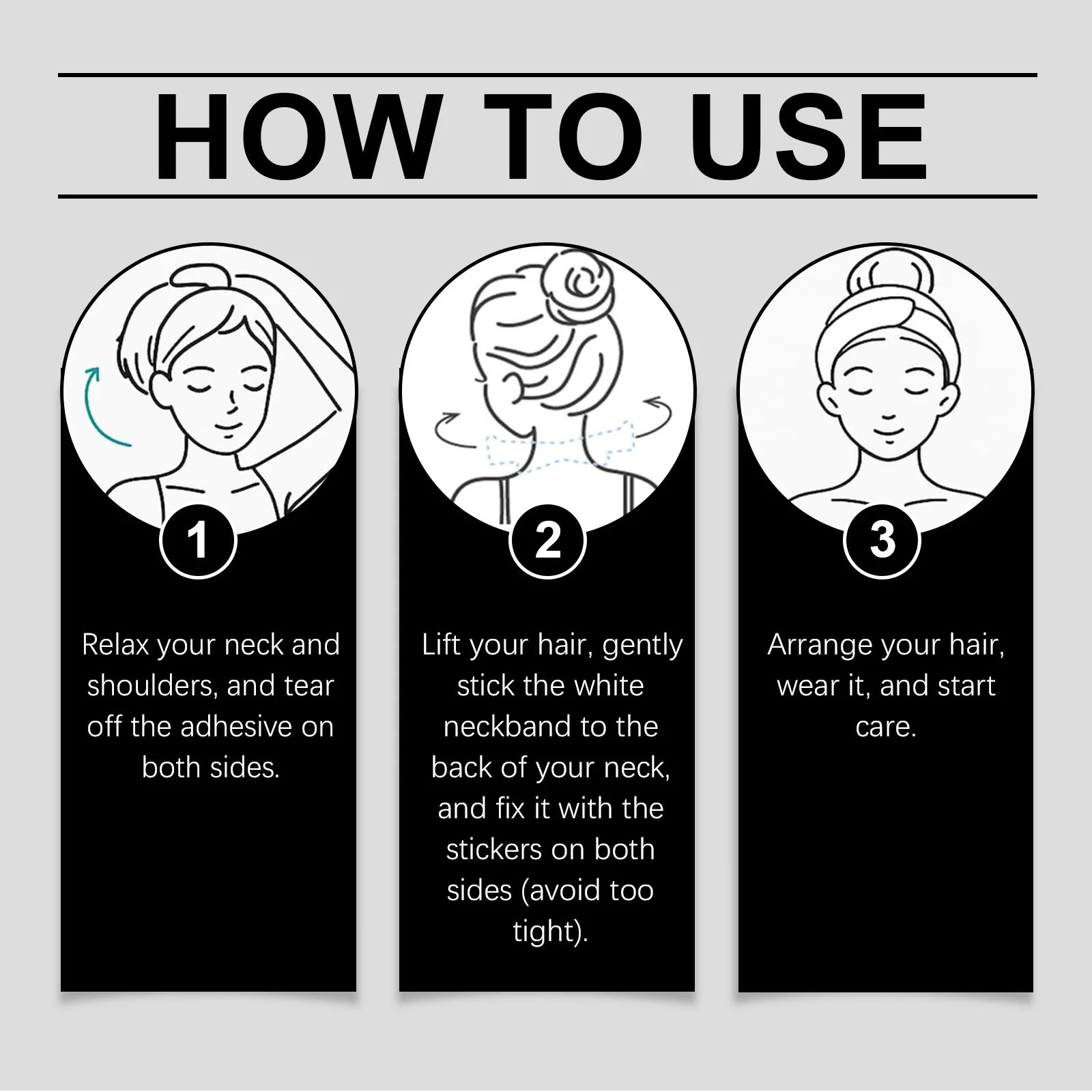 Anti Aging Neck Wrinkle Patch Gentle Neck Care Sticker Fade Fine Lines Lift Saggy Skin Tighten Neck Define Contour Care Tool Oasis Select