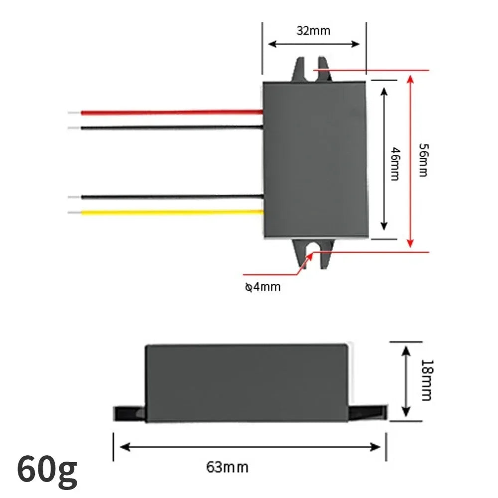 72V 60V 48V 36V 24V 12V to 5V 20A 10A 5A DC DC Buck Power Converter Step Down Voltage Regulator 72Volt to 5 Volt Oasis Select