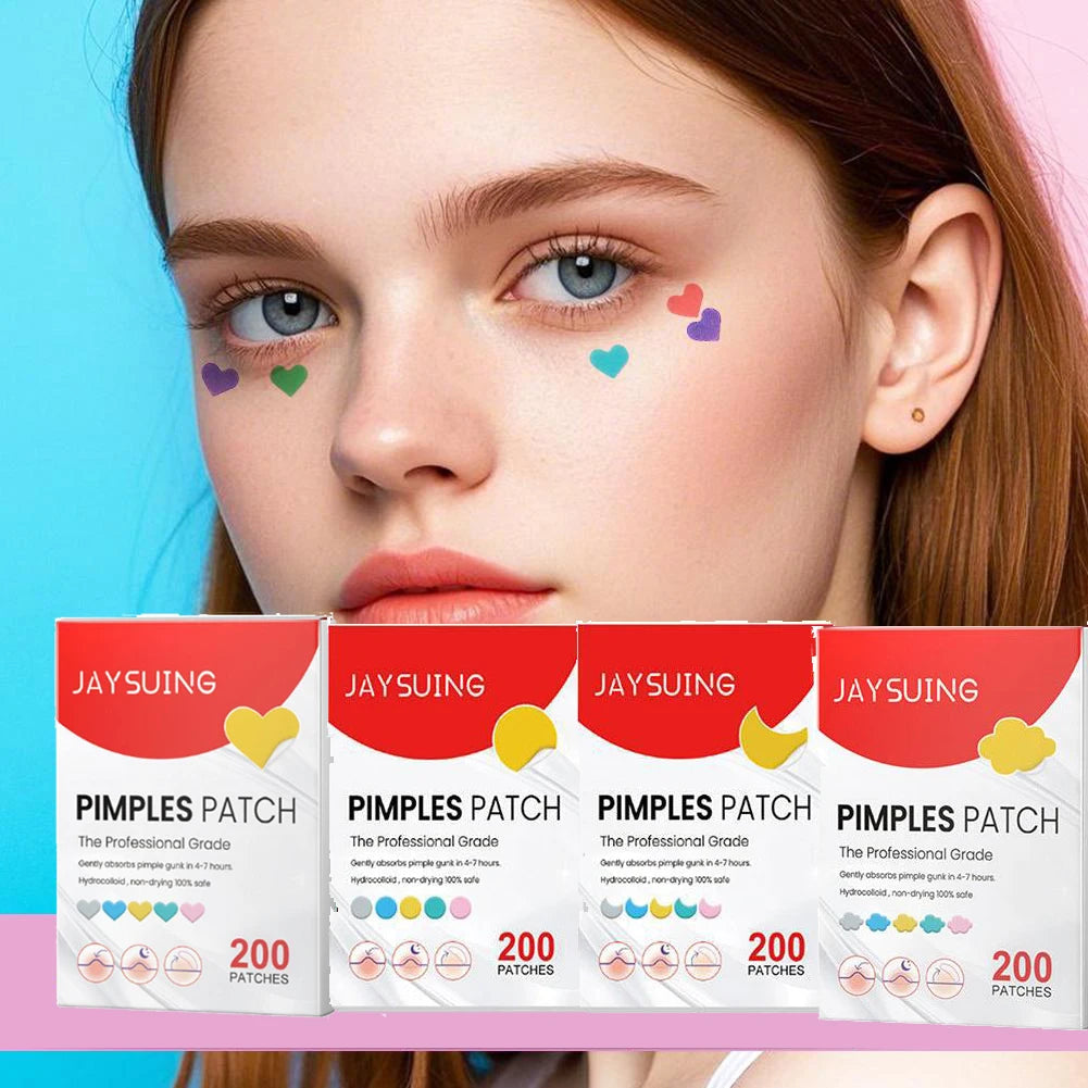 200pcs Hydrocolloid Acne Patches – Pimple & Blemish Cover Acne Patch Oasis Select