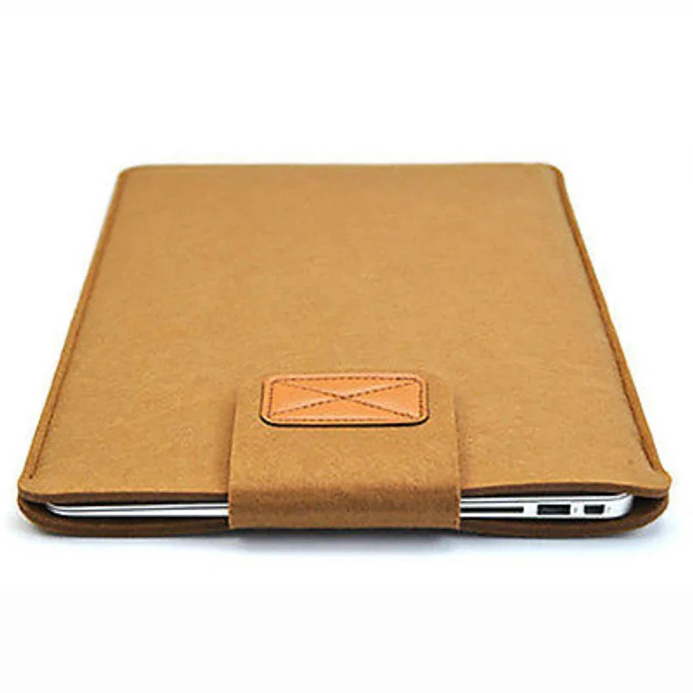 Felt Sleeve Slim Tablet Case Cover Bag 13Inch 15inch for MacBooks Air Pro Solid Color Tablet Storage Bag Oasis Select