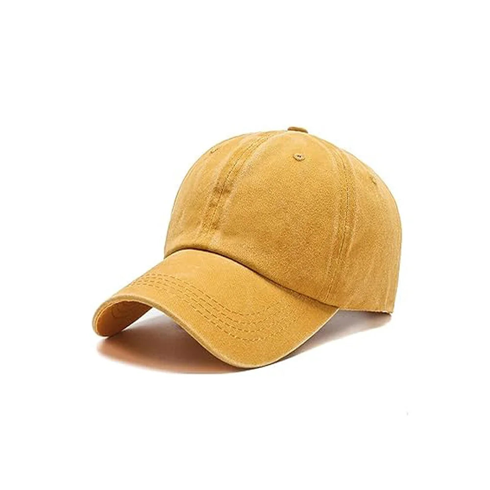 Quick-dry unisex washable soft-brimmed hat adult baseball cap trucker hat driver cap 100% cotton sun hat Oasis Select i ONE SIZE