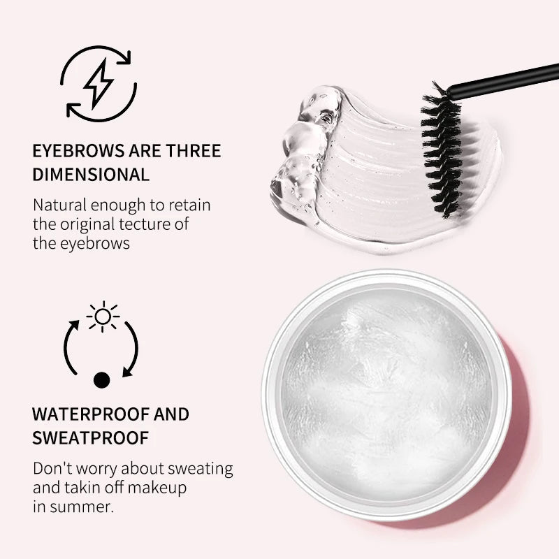 O'CHEAL 3D Feathery Brow Wax Gel – Waterproof Eyebrow Sculpt
