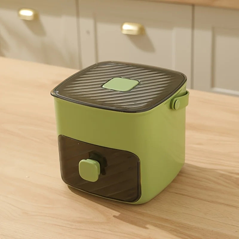 48-Cube Ice Maker with Easy-Press Lid - Double Layer, DIY Frozen Treats & Beverage Essential,kitchen accessories,gadgets Oasis Select green