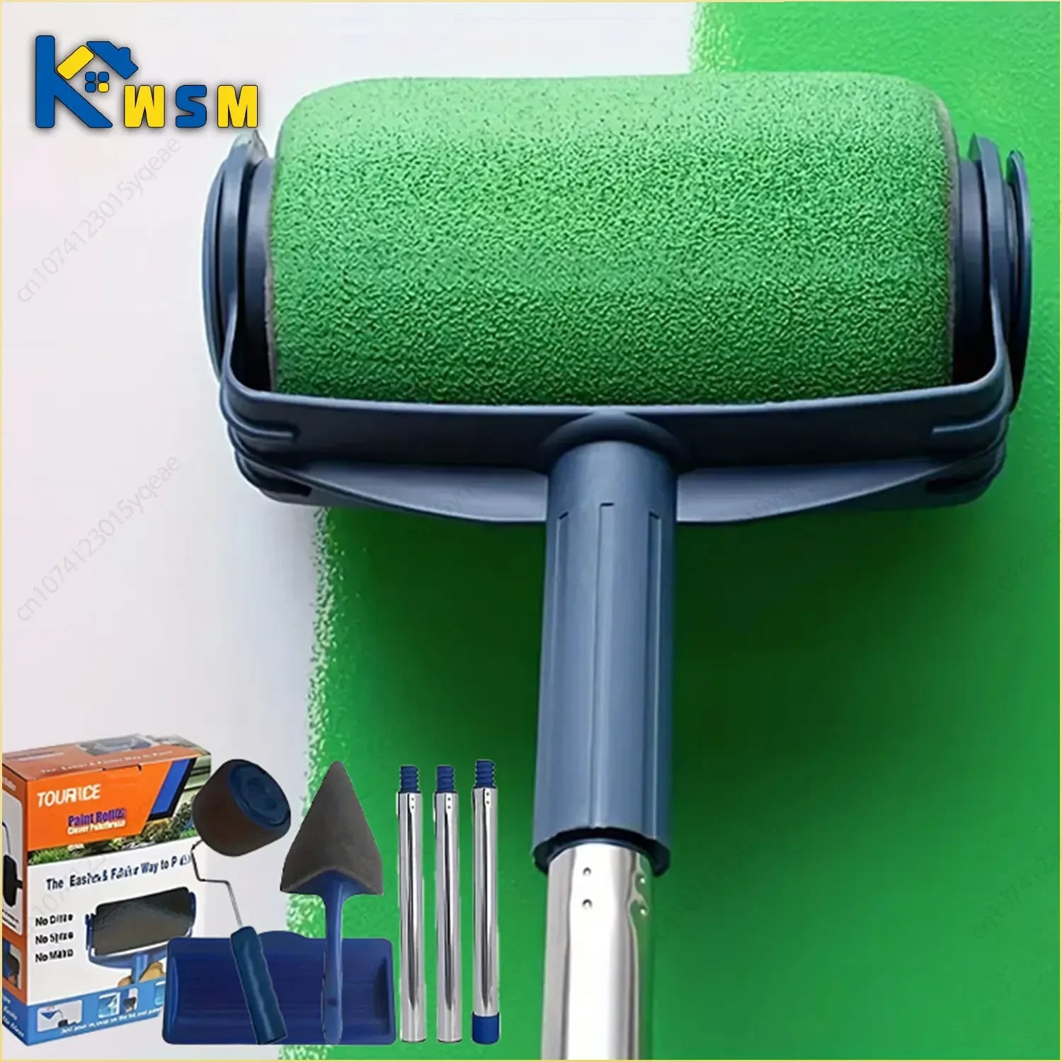 5-piece Set Multifunctional Paint Roller Angle Brush Handle Tool Wall Paint Roller DIY Household Easy-to-operate Paint Brush Oasis Select