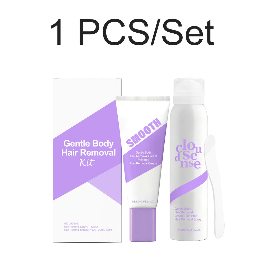 Hair Removal Mousse Pain Free Depilatory Foam Inhibit Hair Growth Soothing Full Body Use Underarm Leg Arm Lip Moisturizing Skin Oasis Select 1 PCS