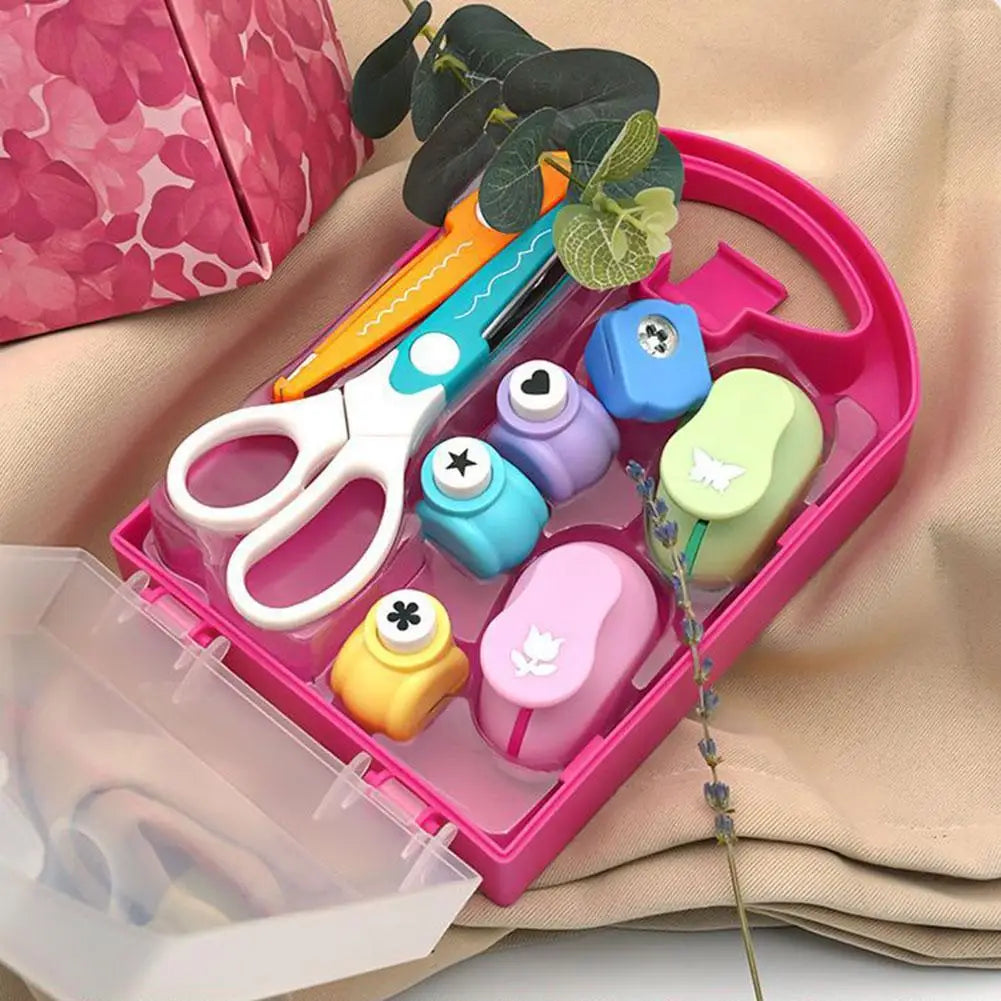 8-Piece Kids Hole Punch Set – DIY Scrapbooking & Card Making