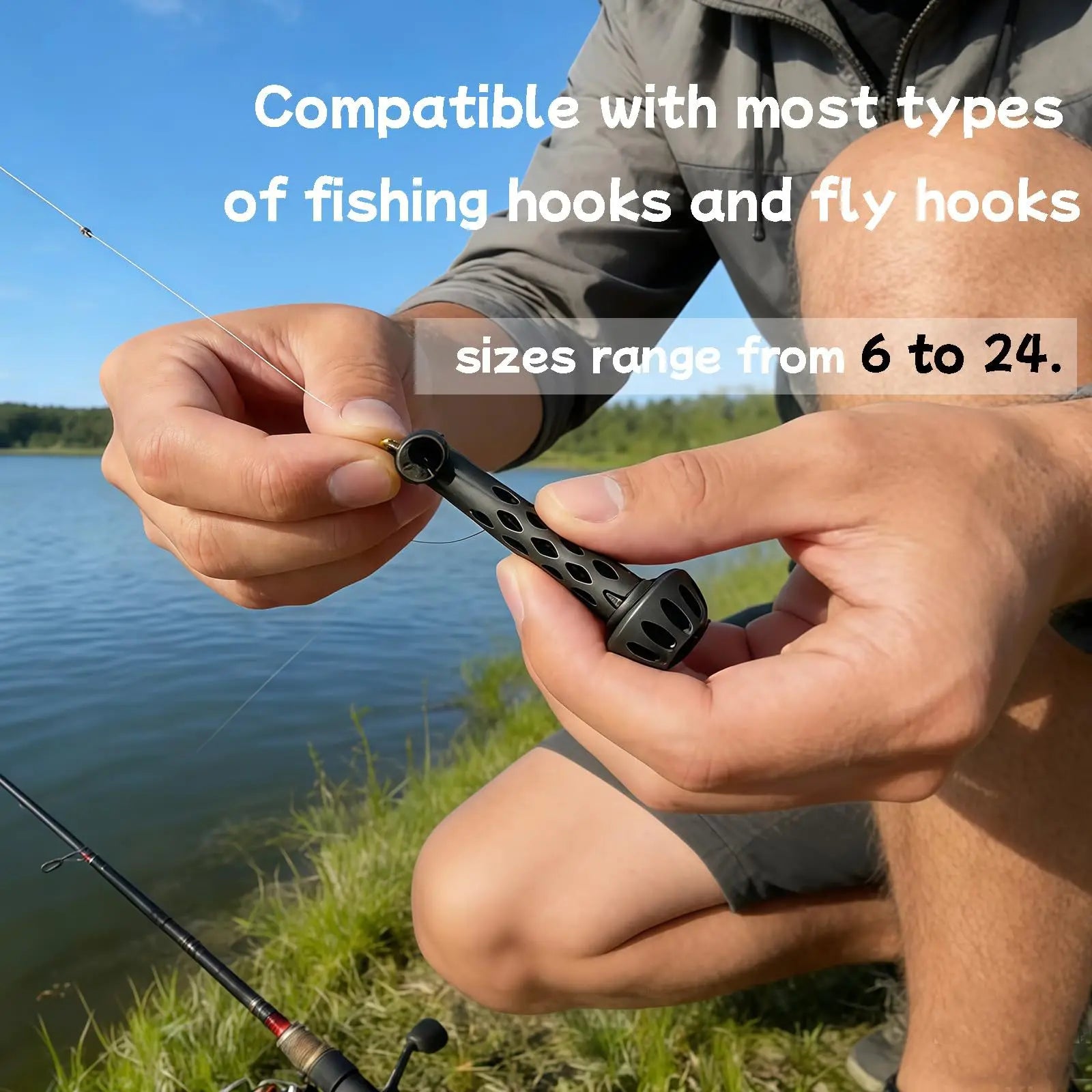 Magnetic Fly Fishing Threader & Knot Tying Tool | Portable