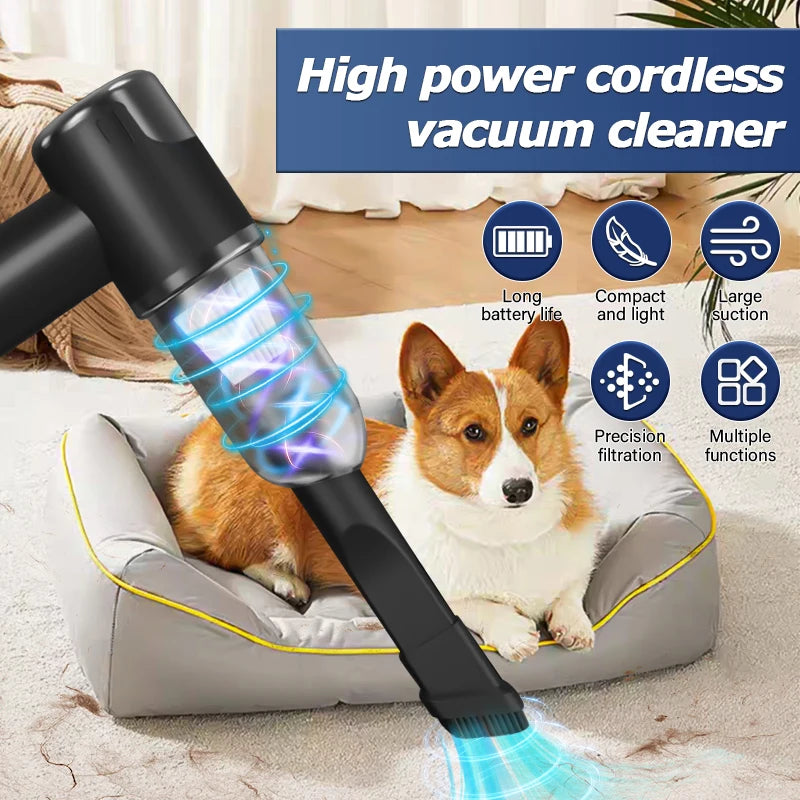 GUOHE 3-in-1 Cordless Handheld Vacuum – Car & Home