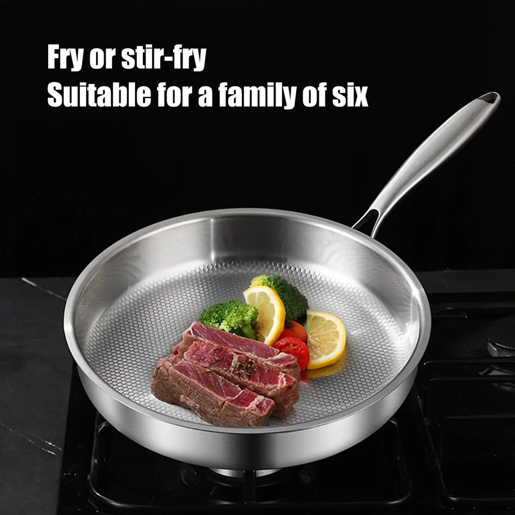 Nonstick Frying Pan with Lid Nonstick Frying Pan Skillet Titanium Alloy Cookware Pots with Lid Kitchen Supplies for Home Oasis Select