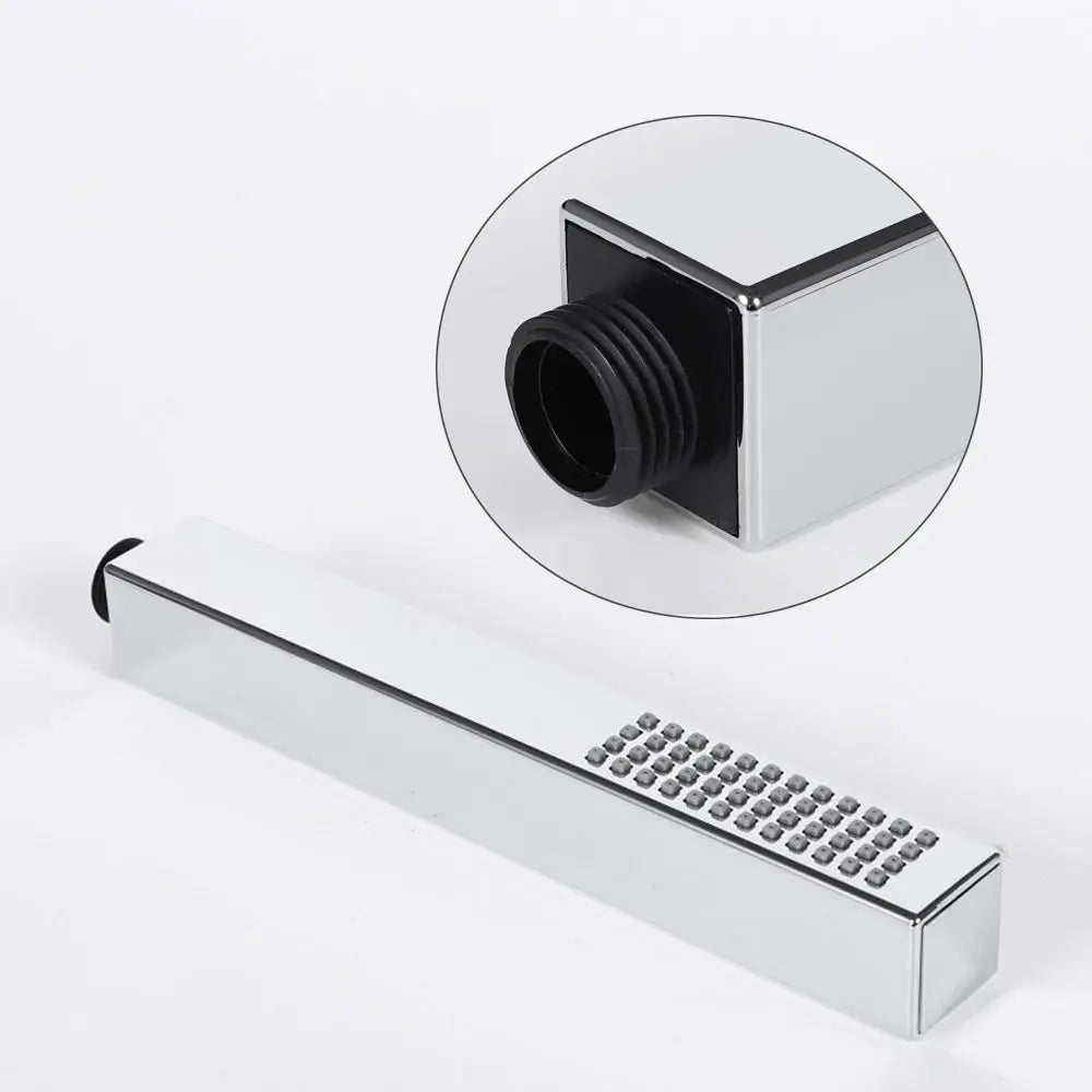 Fashion Square Shower Head Single Function Handheld Shower Sprayer Water-saving High Pressure Water-saving Sprinkler Oasis Select