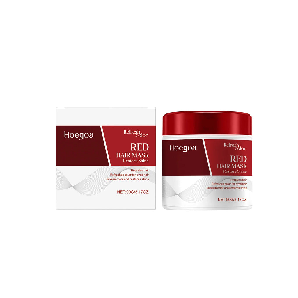 Color Boosting Conditioner Neutralizes Brass Yellow Tones Fade After Bleach Hair Dye Color Depositing Hair Mask For Red Brown Oasis Select RED