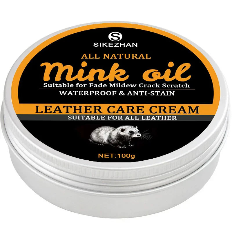 100/50g Premium Shoe Polish Leather Conditioner Color Restorer For Boots Dress Shoes Quick Dry Long Lasting Protection Care Balm Oasis Select 1PC-100g