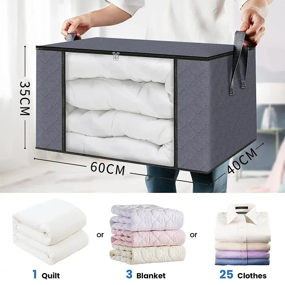 Quilt storage bag, clothing sorting bag, moving and organizing household bedding storage box, supplies Oasis Select