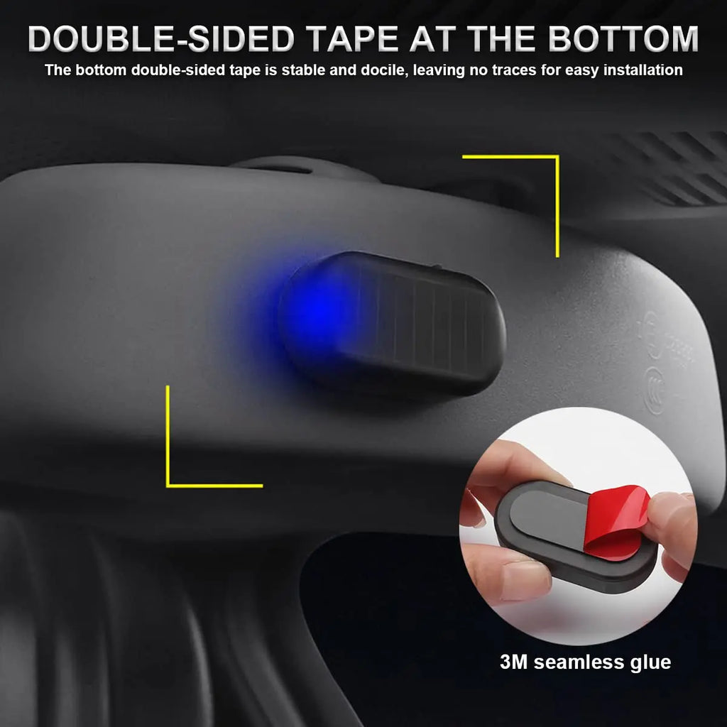 Solar LED Dummy Security Light for Cars – Flashing Deterrent