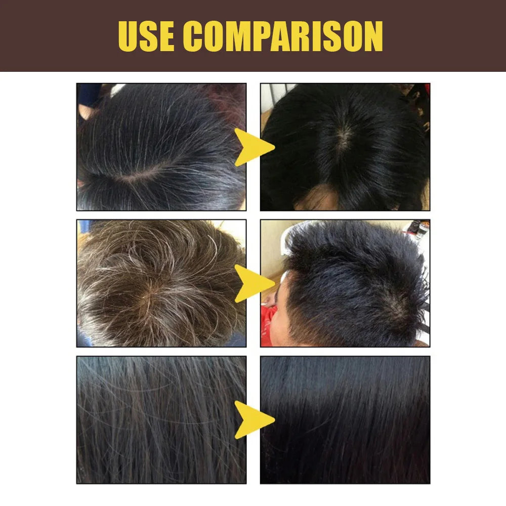 New Hair color shampoo 3 in 1 makes hair instantly from white to brown natural hair color protective sleeve for women 100ML Oasis Select