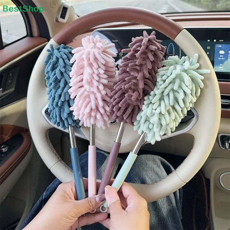 Washable Telescopic Chenille Duster | Extendable Handle
