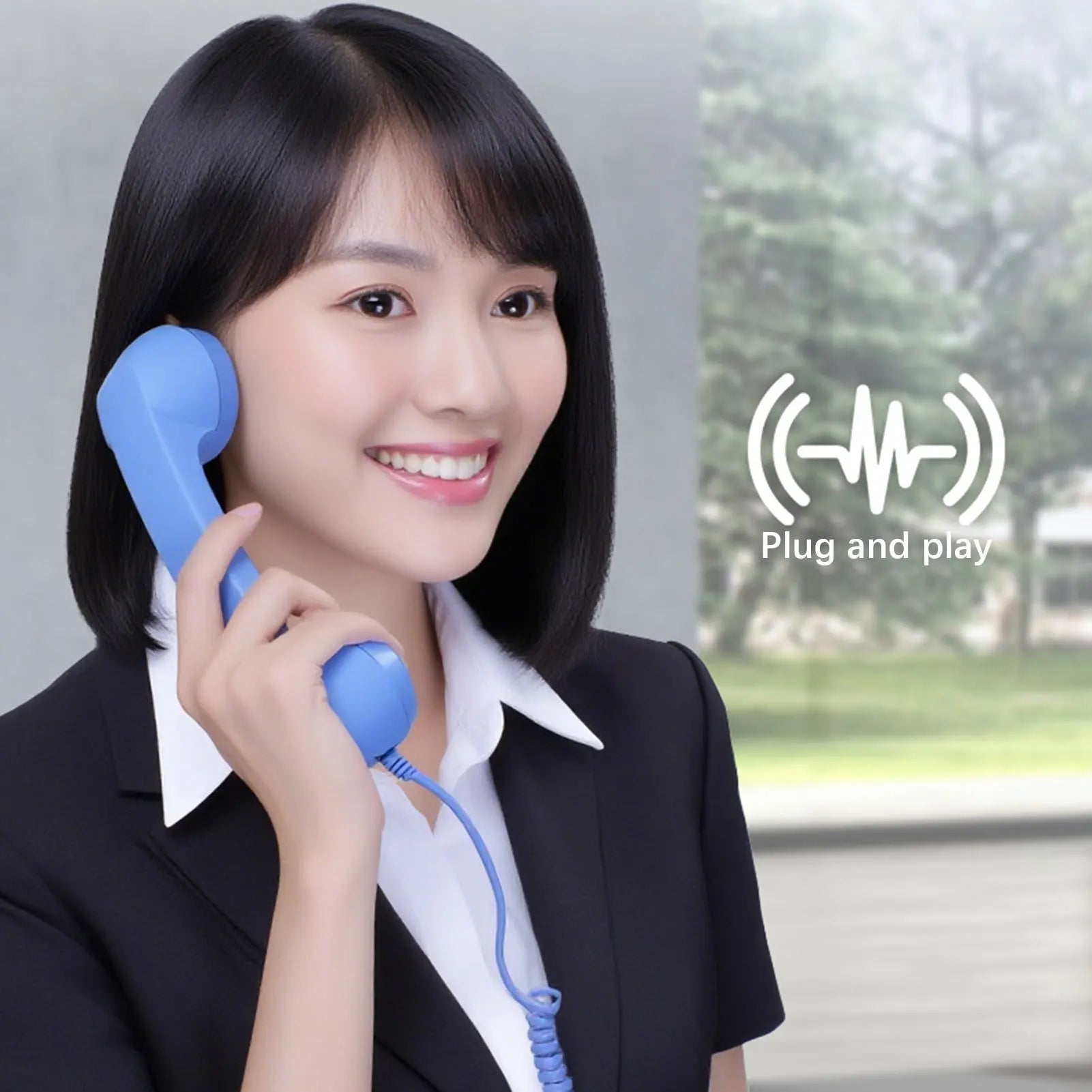 Retro Type-C Phone Handset | Vintage Wired Receiver for Smartphones Retro Phone Handset Oasis Select