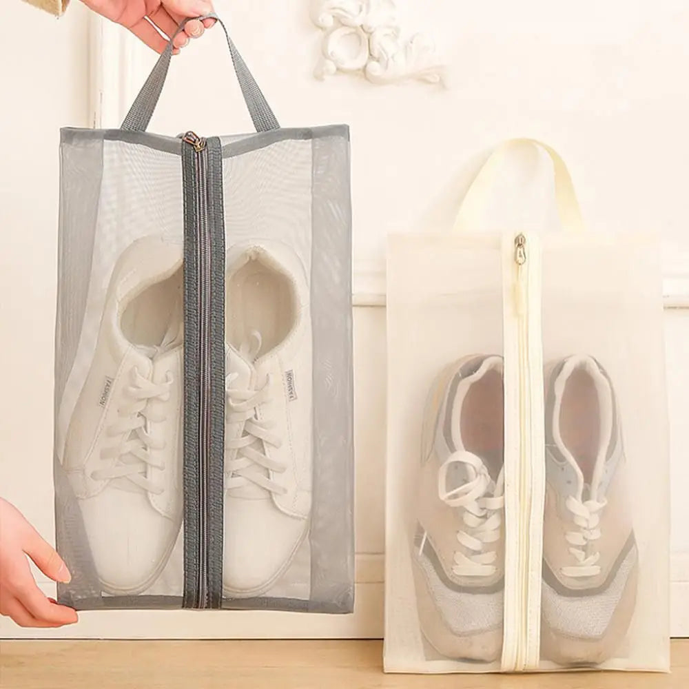 Mesh Shoe Bag – Breathable Dustproof Travel Shoe Organizer