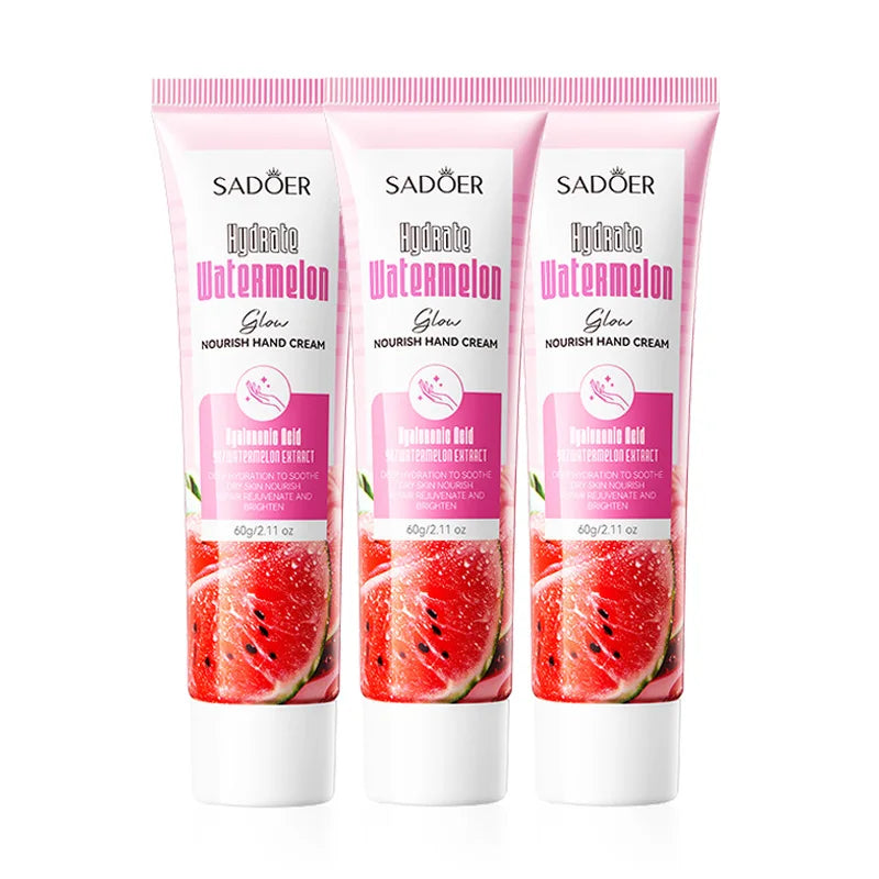 SADOER Niacinamide Watermelon Hand Cream 3-Pack | Moisturizing Hand Cream Oasis Select 3pcs