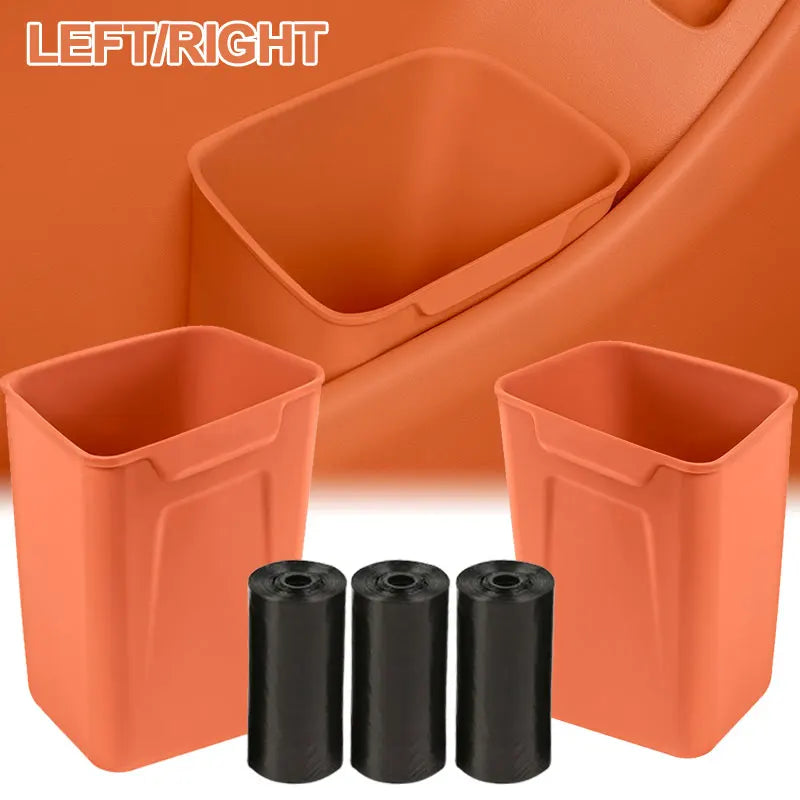 Car Door Storage Box Trash Can Multifunctional Silicone With Garbage Bags Door Bucket Umbrella Organizer For Car Accessories Oasis Select B LEFT RIGHT 3