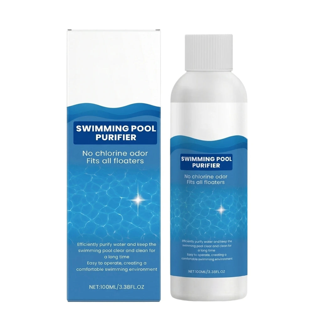 100ml Pool Purifier Liquid – Clarify Water & Remove Odors Fast Pool Water Clarifier Oasis Select