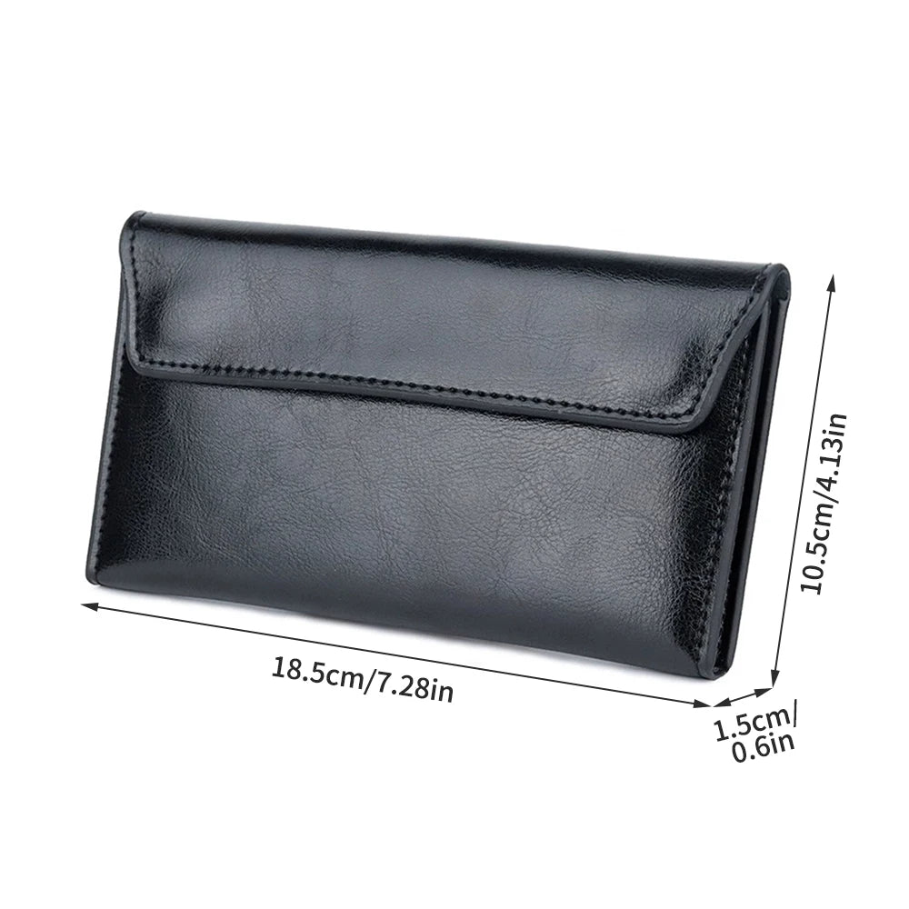 Saint.Bos Women's Genuine Leather Long Wallet | Large Capacity