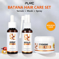 PURC Batana Hair Growth Set Nourishing Anti Hair Loss Hair Oil & Spray & Mask Treatment Rosemary Oil Biotin Hair Care Set Oasis Select Russian Federation Hair Mask