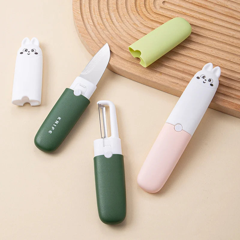 Multi-use paring knife student dormitory office multifunctional apple peeling portable melon shaving multifunctional fruit knife Oasis Select