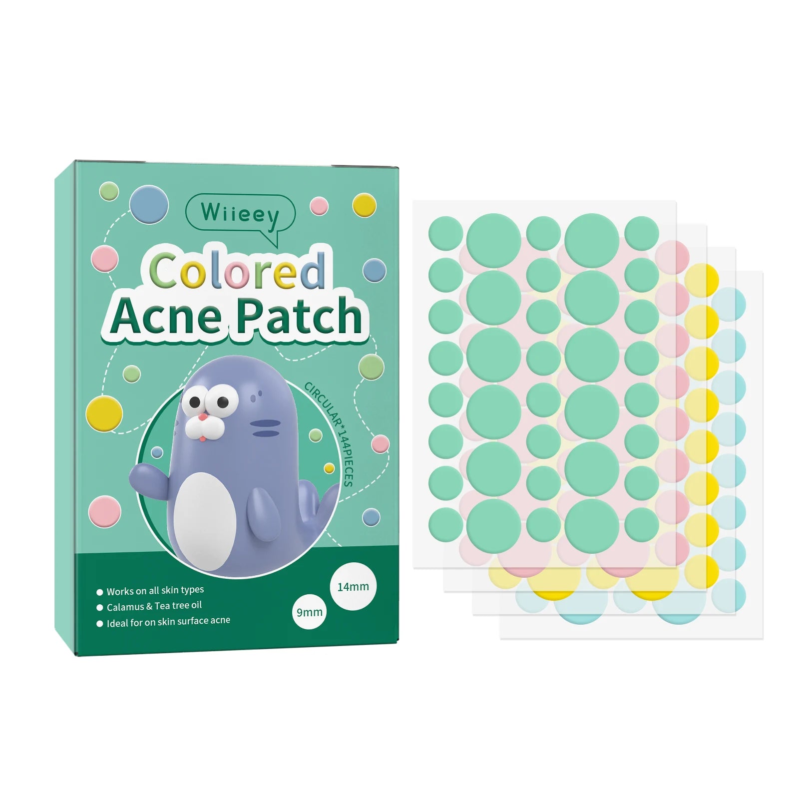 Pimple Patch Invisible Clear Facial Acne Patch Covering Acne and Blemishes Cloud Circle Moon Stars Love Shaped Pimples Patches Oasis Select Circle