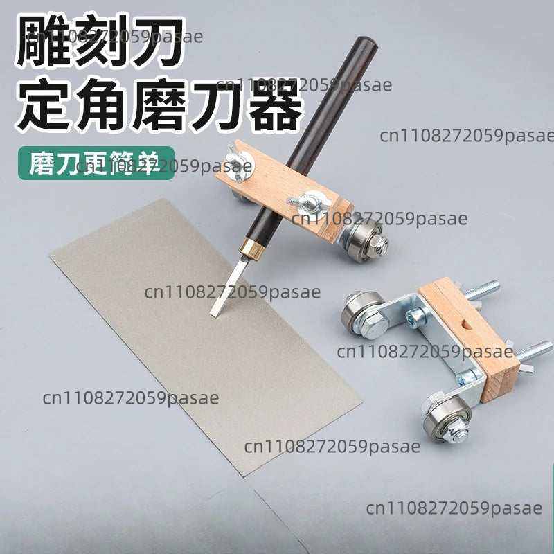 Diamond Knife Sharpener Set – Discs, Holder & Carving Tools