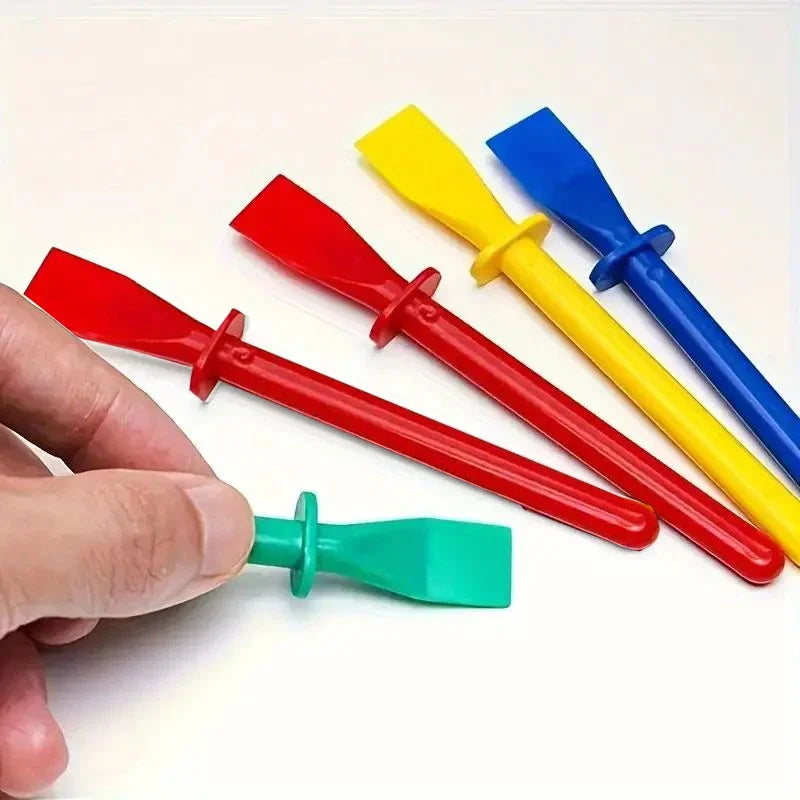 10/20pcs Glue Spreaders,Polypropylene Glue Smear Sticks Applicator, Painting Scrapers For Handmade DIY Art Leather Craft Tool Oasis Select