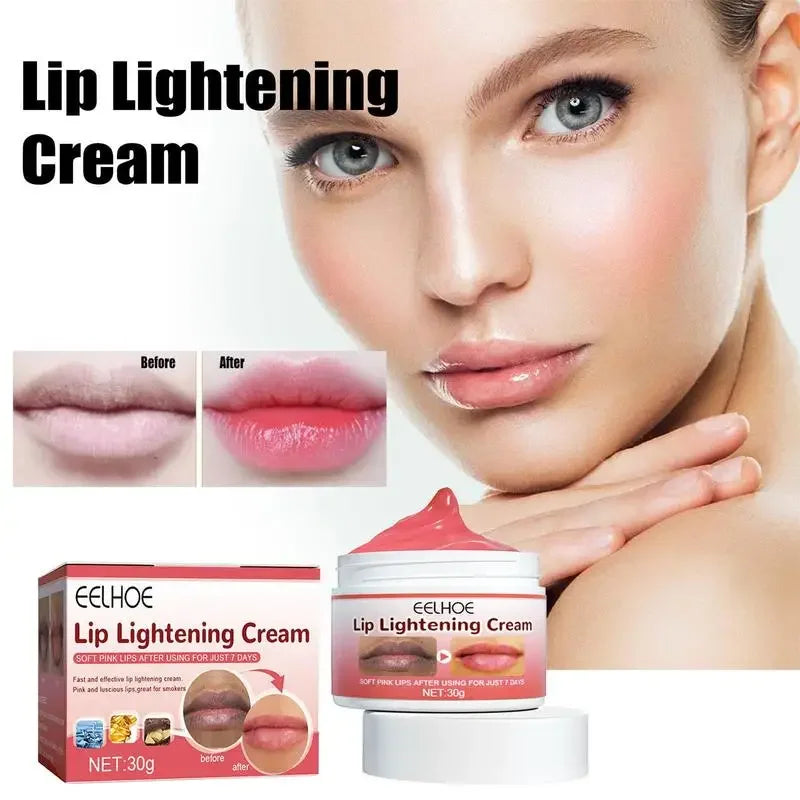 Lip Care Cream Black Dark Smoke Lip Removal Moisturizing Nourish Brighten Fade Lips Line Bleach Anti Crack Lip Lightening Cream Oasis Select