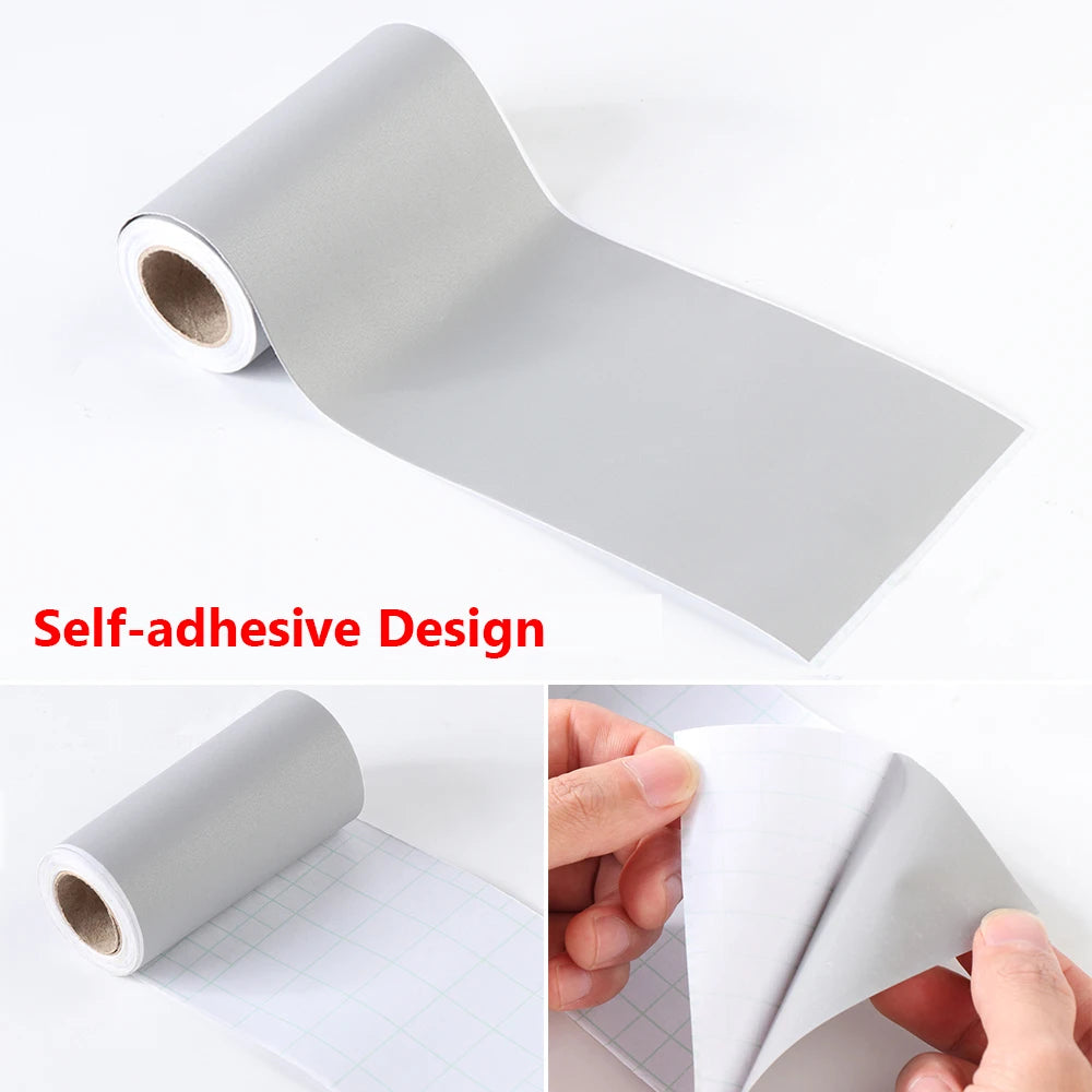 5M Self-adhesive Baseboard Wall Border Stickers PVC Waist Line Wallpaper Waterproof Skirting Line Vinyl Decals Living Room Decor Oasis Select