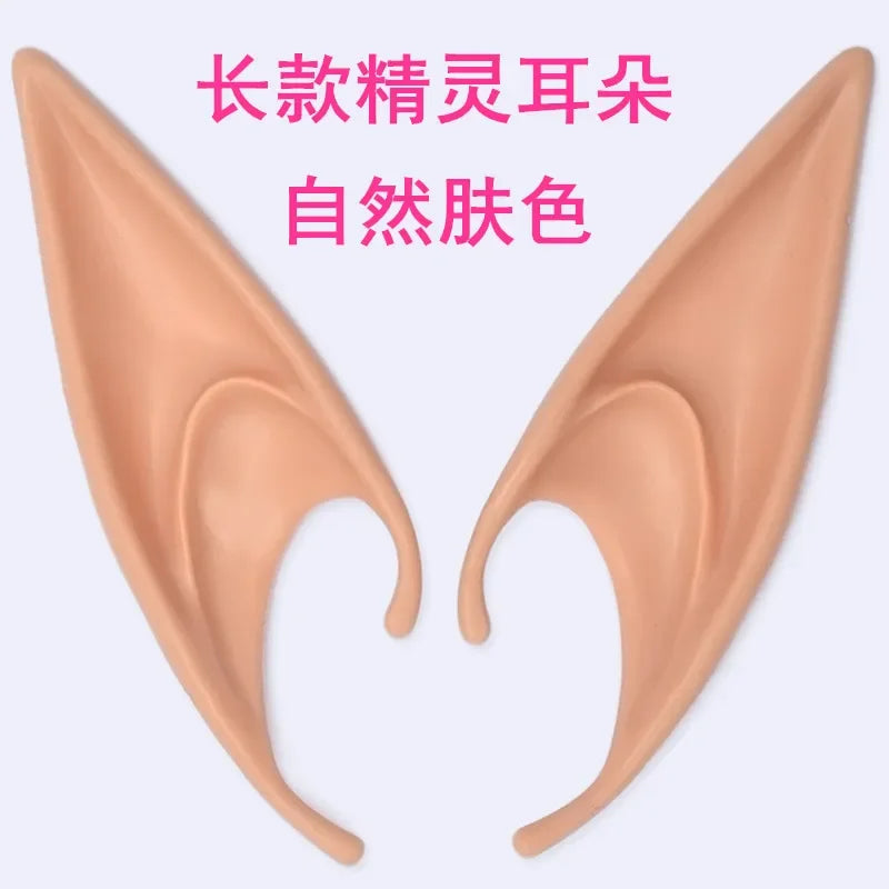 Halloween Dentures Vampire Zombie Teeth Tiger Teeth Cosplay Masquerade Party Dentures Ear Props Halloween Oasis Select Long ears
