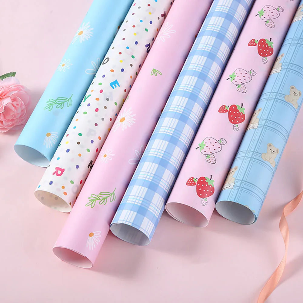 50*74cm Kraft Paper Gift Wrapping Paper Birthday Flower Bouquet Gift Packaging Wedding Xmas Party Decoration DIY Crafts Paper Oasis Select