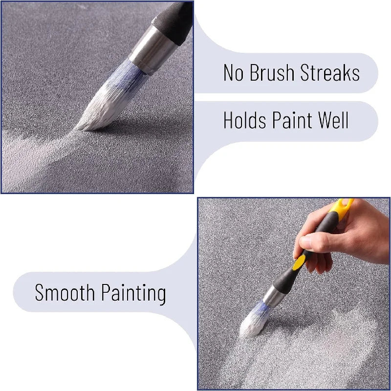 Professional Trimming Brush Corner Paint Detail Brush Edge Sharpener for Paint Edges Corners Edge Handheld Painting Tool Oasis Select