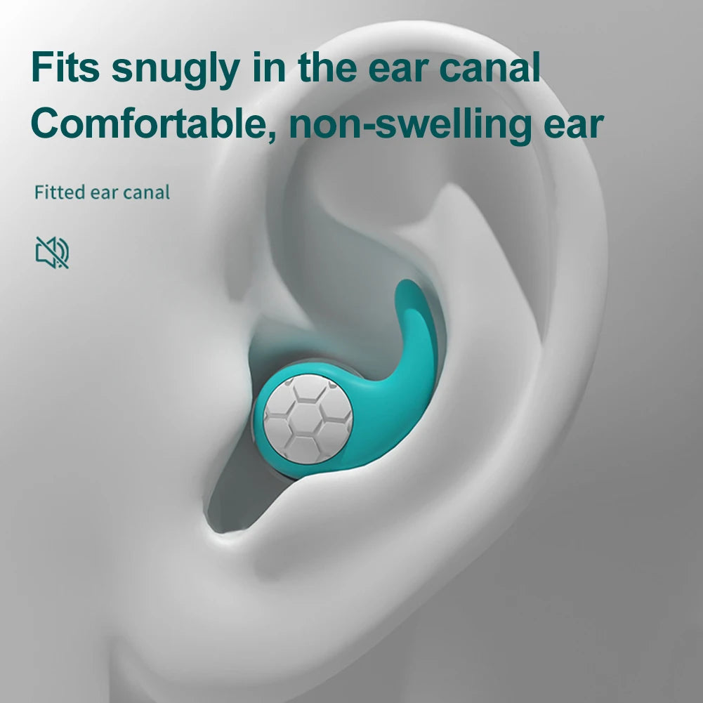 1Pair Sleeping Ear Plugs Noise Reduction Ear Protector Soft Nano Silica Gel Earplug Waterproof Tapones Para Dormir Earplugs Oasis Select