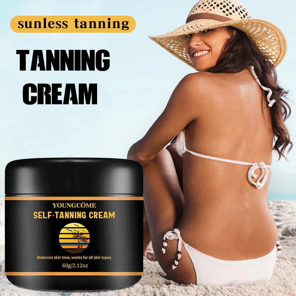 YOUNGCOME Self-Tanning Cream – Hyaluronic Acid & Vitamin E