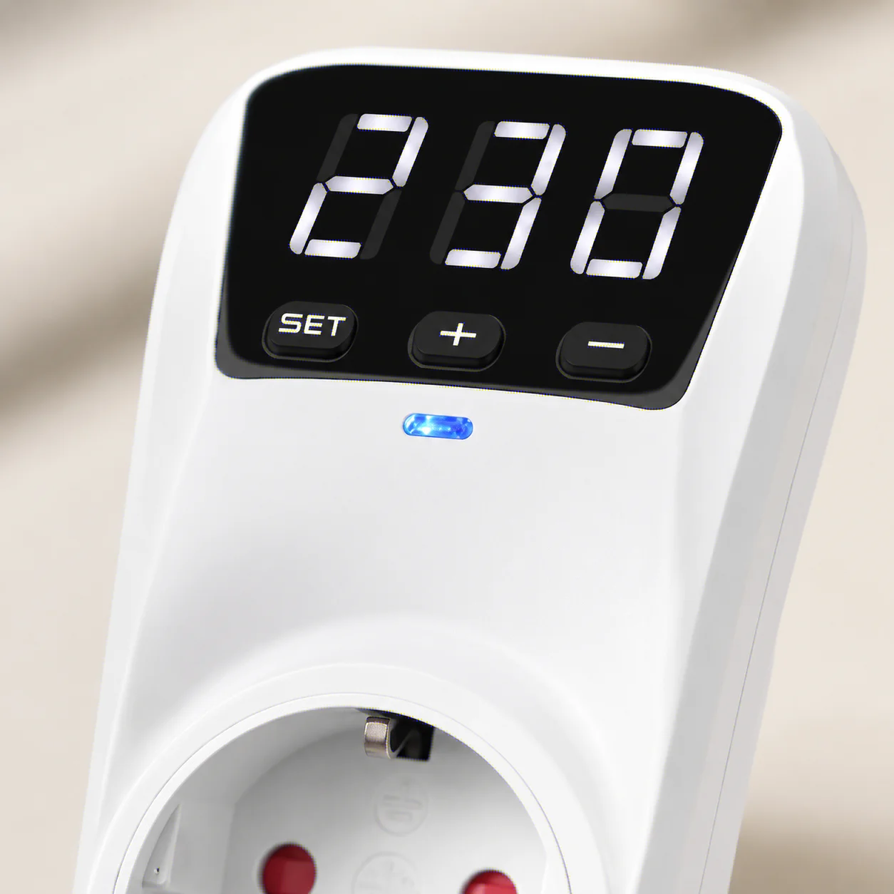 16A 230V EU Standard Automatic Adjustable Voltage Safeguard Socket with Surge Protection for Home Devices Oasis Select