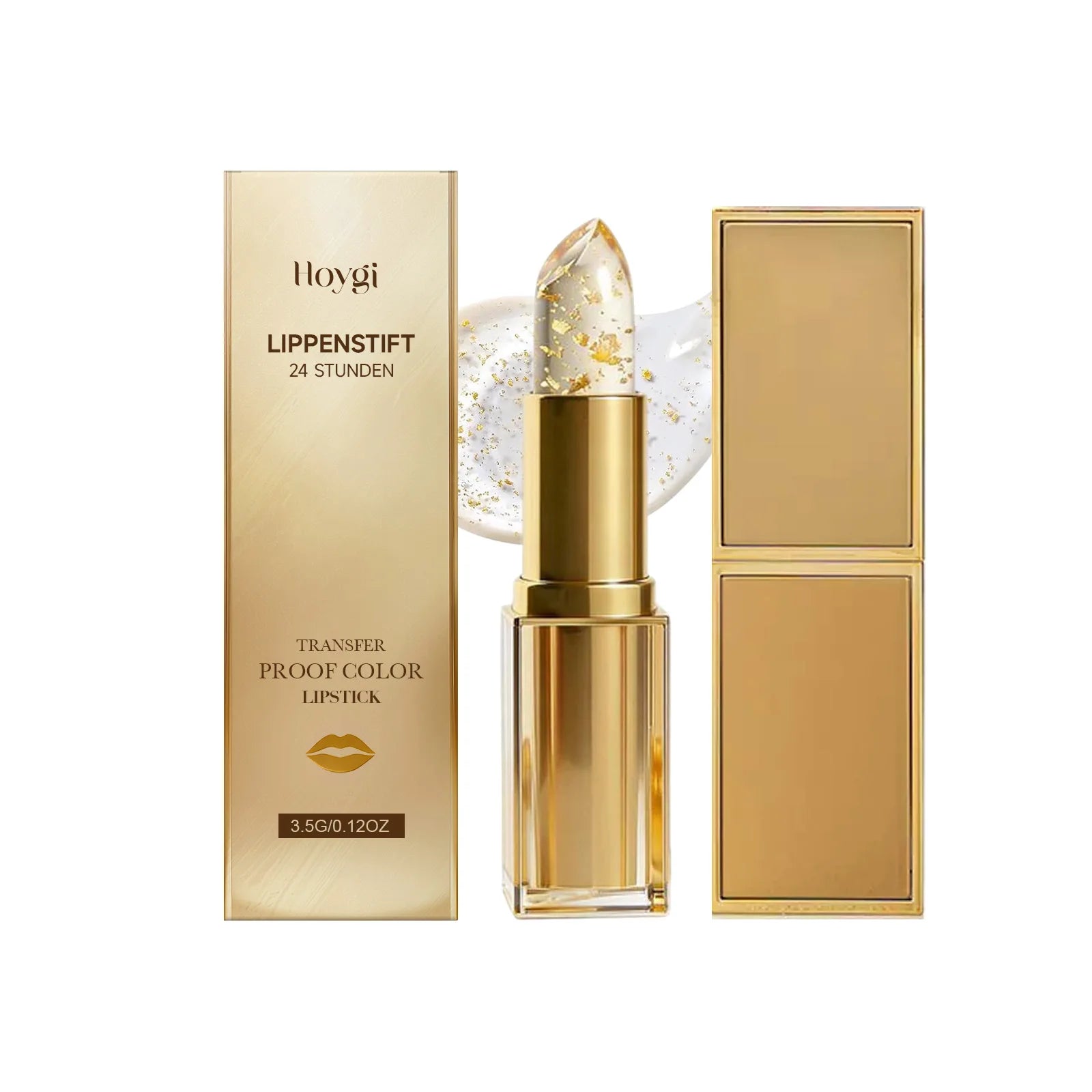 Hoygi Gold Foil Color-Changing Lip Balm – Moisturizing Color-Changing Lip Balm Oasis Select 3.5g Boxed