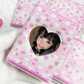 Pink Love Bow Card Album PVC 3 Inch Mini Idol Card Collect Book Collectible Card Album with 16 Internal Pages Photocard Binder Oasis Select 5