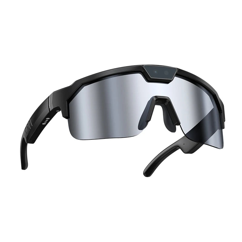 AI Smart Cycling Glasses 800W Camera Video Record Real-time Translation UV Protection Sports Eyewear For Bike Fishing Men Women Oasis Select SV