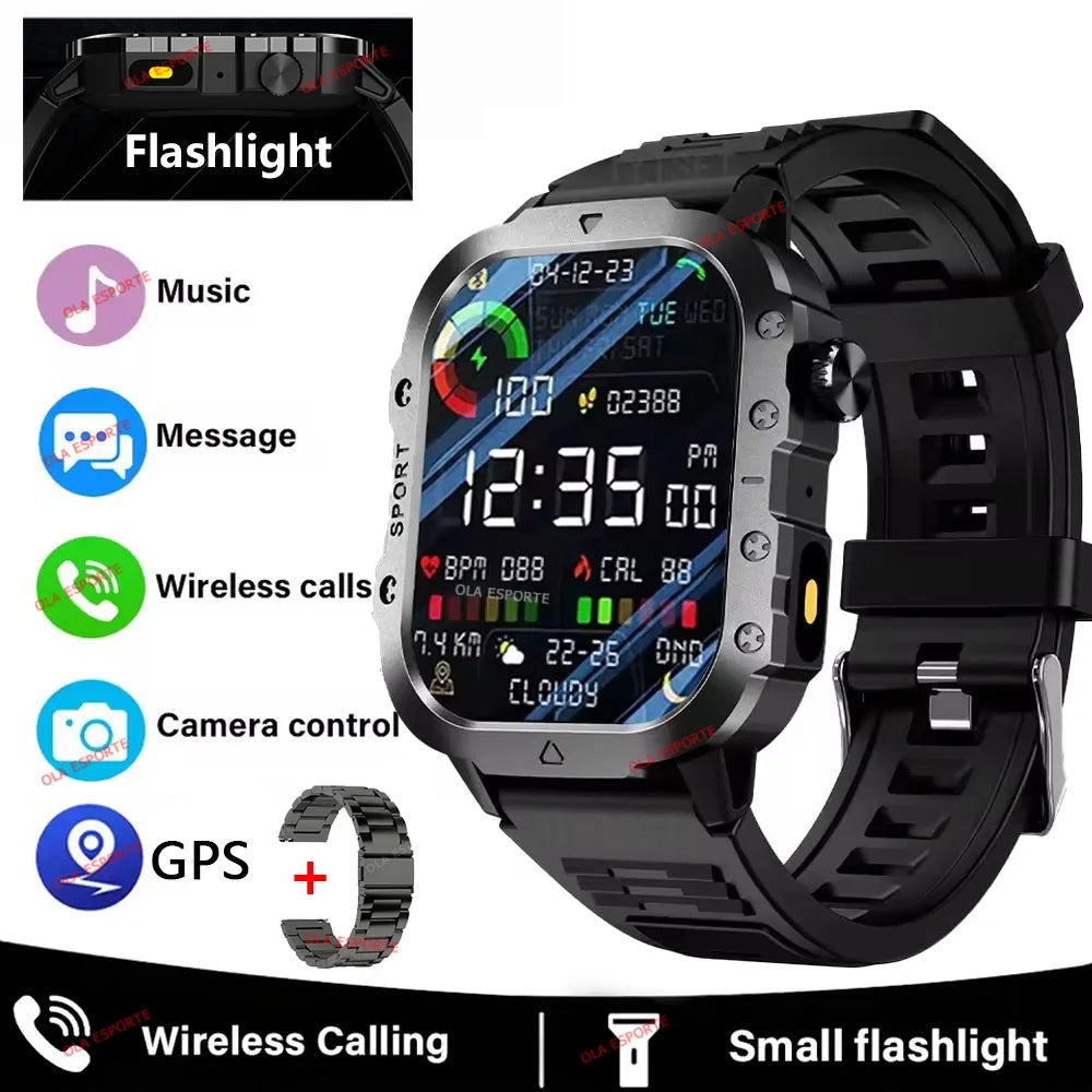 Ola Esporte GPS Smartwatch – ECG, Heart Rate & Bluetooth Call