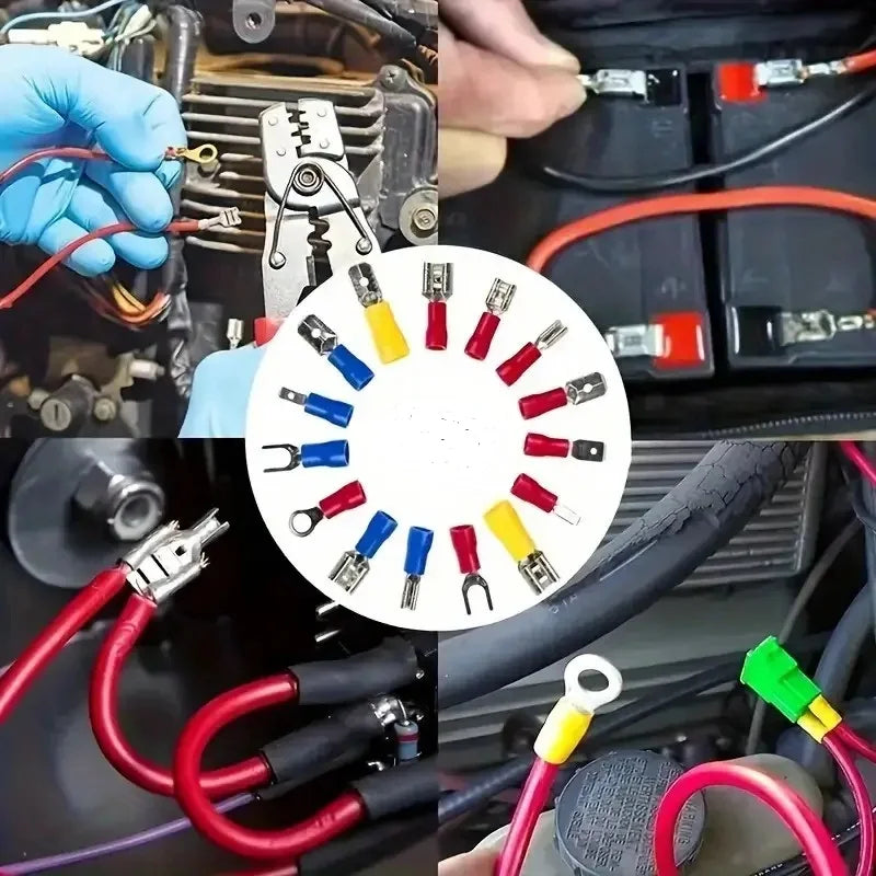 280-Pc Insulated Crimp Terminal Kit – Color-Coded Wire Connectors Crimp Terminal Kit Oasis Select