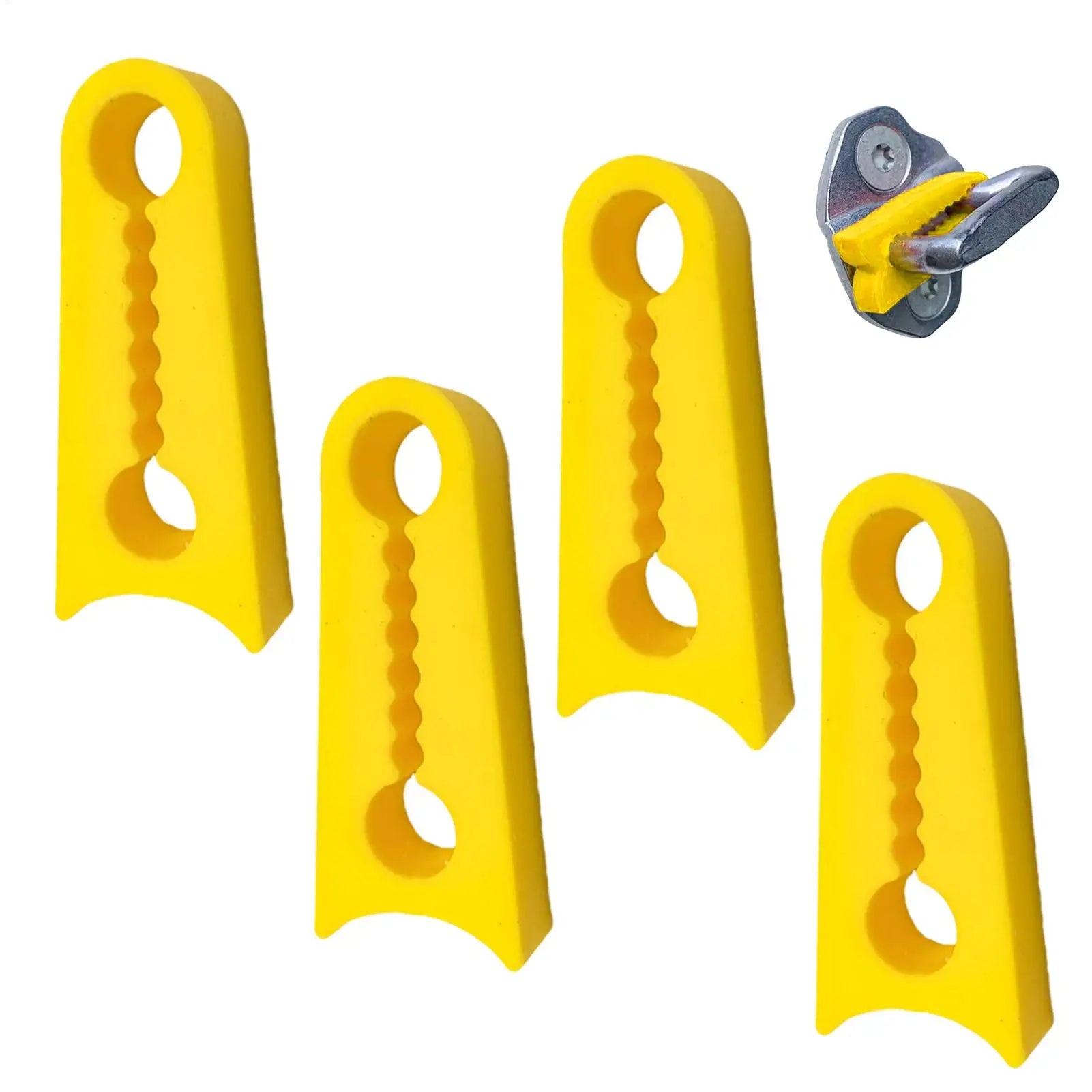 4Pcs Car Door Lock Damper Buffer Anti-collision Sillcone Deadener Seal Shock Absorber Noise Insulation Universal Car Accessori Oasis Select