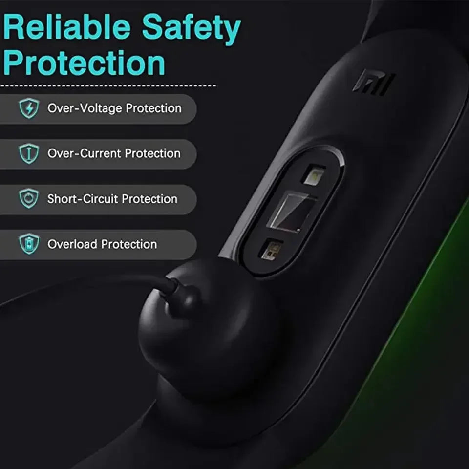 Magnetic USB Charger for Xiaomi Mi Band 2–9 & Redmi Watch Magnetic Watch Charger Oasis Select