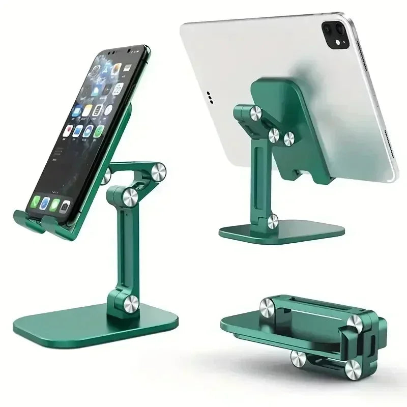 Desktop Phone Holder Stand Mobile Phone Support Adjustable Angle Height Cell Phone Stand Universal for All Smart Phones Oasis Select green